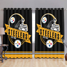 Gift For Fans Pittsburgh Steelers Sport Window Curtains