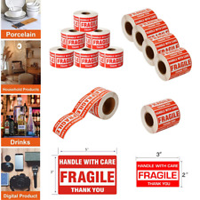 3000 Fragile Stickers 2x3 3x5 Fragile Label Sticker Handle With Care 500roll
