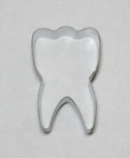 3 Molar Shape Cookie Cutter Tin Steel Dental Dentist Oral Hygiene Tooth Fairy