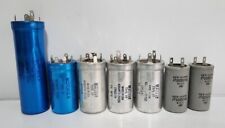 Lot Of 7 Vintage Can Electrolytic Capacitors - Various Makemodels