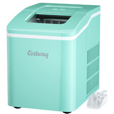 Portable Ice Maker Machine Countertop 26lbs24h Self-cleaning W Scoop Green