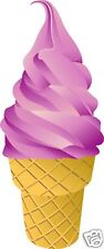 Large Ice Cream Cone Decal 18 Concession Food