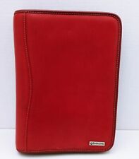 Franklin Covey Red Leather 7 Ring Binder Planner 755364