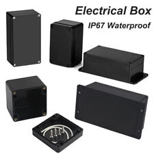 Waterproof Black Plastic Project Enclosure Diy Electrical Junction Box Dustproof