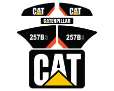 257b3 Cat Decals Stickers Skid Steer Set Kit - Free Shipping