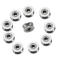 10pcs V Groove Ball Bearing Pulley For Rail Track Linear Motion System 4136mm
