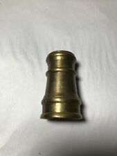 Vintage Solid Brass Fire Fighting Fighter Hose Nozzle