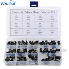 12 Values 145 Pcs Inductor 10 Uh To 10 Mh 68 Choke Inductors Assortment Kit