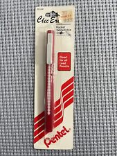 Vintage Pentel Click Eraser Pocket Retractable Eraser Ze21bp Nos New Japan