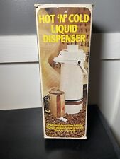 Vintage Hot N Cold Liquid Beverage Dispenser Coffee Thermos Pump 1.2 Liter