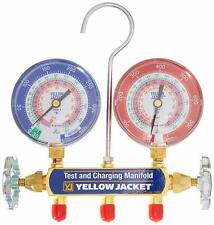 Yellow Jacket 42001 Manifold With 3-18 Color-coded Gauges Psi R-22404a410a