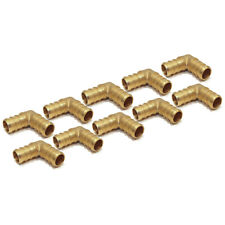 10 New 12 X 12 Pex 90 Degree Brass Elbows Fitting Barbed Coupler Lead Free