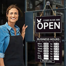 Open Closed Business Open Hours Sign Store Hours Of Operation Window Glass Door