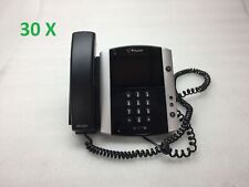 Lot Of 30 Polycom Vvx 601 Color Touchscreen Business Office Phone 2201-48600-001