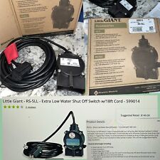 Little Giant Rs-5ll Extra Low Water Shut Off Switch W 18ft Cord 599014 For Pumps