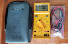 Fluke 25 Multimeter With Case And New Silicon Leads