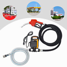 110v Electric Diesel Oil Fuel Transfer Pump Self-priming Pume W Hose Nozzle Kit