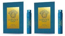 2 Samples Vial Versace Eros Cologne For Men 0.03 Oz 1 Ml Parfum Natural Spray