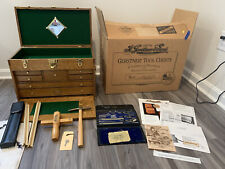 Vintage Gerstner Sons Oak Machinists Chest Model Go 41-d W Key Tools Papers