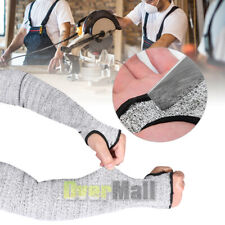 2x Long Sleeves Safe Work Gloves Mechanics Welding Arm Protective Cut Resistant