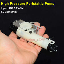 Dc 3.7v-5v Mini High Pressure Pulse Air Water Piston Jet Pump Peristaltic Pump