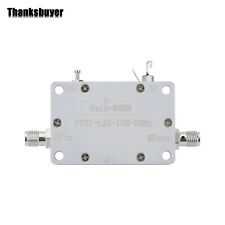 10mhz-6ghz 60db High Gain Lna Wideband Amp Low Noise Sma Female For Rf Signal