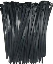 100 Usa Made Tough Ties 7 Inch 50lb Nylon Tie Wraps Wire Cable Zip Ties Black