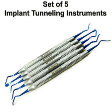 Oral Surgery Dental Implant Tunneling Instruments Pdl Ligament Blue Coated Tips