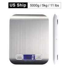Digital Electronic Kitchen Food Diet Postal Scale Weight Balance 5kg 1g 11lb