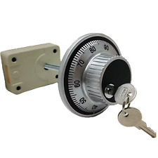 Replace Lagard 4 Wheel Mechanical Combination Safe Lock Dial And Ring With Keys