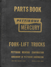 Pettibone Mercury Fork-lift Trucks A 8002-7 Maintenance Manual Parts Catalog