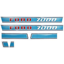 New Hood Decal Set Fits Ford Tractor 7000 Diesel 1971 Up