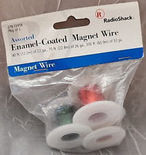 Radio Shack Enamel Coated Magnet Wire 278-1345 - 3 Spools 22 26 30 Awg