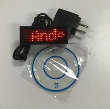 Led Programmable Digital Display Scrolling Message Tag Name Badge Moving Sign