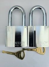 2 Abloy Finland 341 Enforcer Padlock High Security Lock With 2 Keys