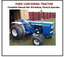 Tractor Repair Parts Operator Manual Fits Ford 1300 Complete Manual Set