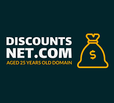 Discountsnet.com - Premium Discounts Savings Affiliate Domain Name - Aged