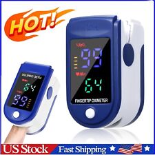 Finger Pulse Oximeter Blood Oxygen Saturation Spo2 Heart Rate O2 Monitor Ce Led