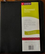 Smead Zippered Padfolio With Legal Pad 85840