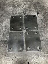 Caster Wheel Mounting Plate 14 Steel Set Of 4