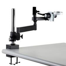 Stereo Microscope Articulating Stand - 84mm Diameter Focusing Rack Post Clamp