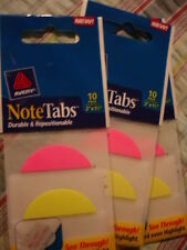 Avery Note Tabs 2x1.5 10 Pack Lot Of 3 16307