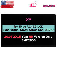 27 Screen Display For Imac A1419 Lcd Lm270qq1 Sd A2 661-03255 2014 2015 Year 5k