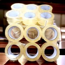 6 Rolls Strong Carton Sealing Clear Packing Tape Box Shipping 2 X 110 Yards