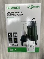 Zoeller 1263 12hp 103gpm Cast Iron Submersible Sewage Sump Pump New