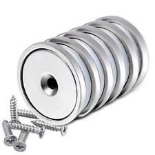 Magnets W Hole 100lbs Heavy Duty Neodymium Magnets-dia 1.26 Inch-pack Of 6
