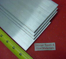 4 Pieces 14x 4 Aluminum 6061 Flat Bar 6 Long T6511 Plate Extruded Mill Stock