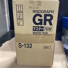 2 Master Rolls Compatible With Riso S-132 For Risograph Gr Master 76w 609k105