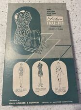 Rare - Fairloom Tru Fit Make Your Own Personalized Dress Form Mannequin Sears