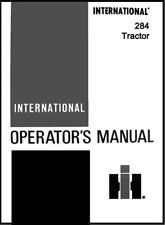 284 Tractor Operators Maintenance Lubrication Manual Fits International Ih 284